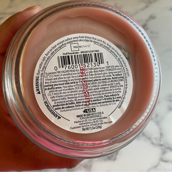 Mainstays iced pound cake candle sz 11.5 oz - Picture 4 of 4